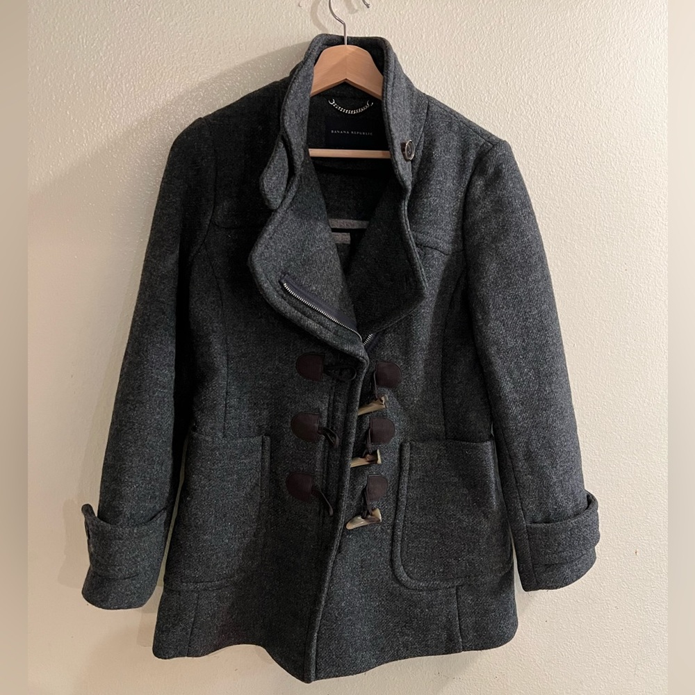 Banana Republic Toggle Coat, sz XS